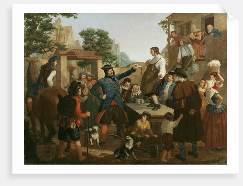 Peter Stuyvesant and the Cobbler, c.1850 by John Whetten Ehninger