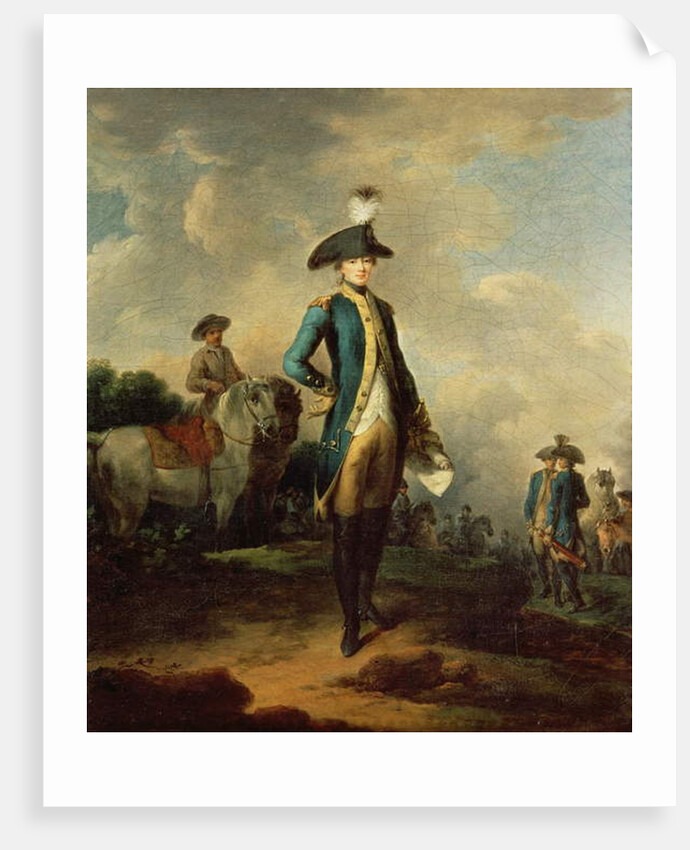 Marquis de La Fayette, c.1781-85 by Francesco Giuseppe Casanova