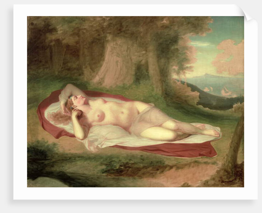 Ariadne Asleep on the Island of Naxos, 1831 by John Vanderlyn