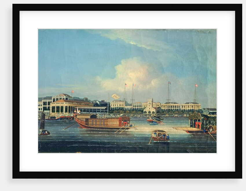 Factories at Canton by American School