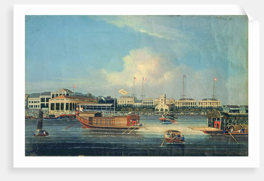 Factories at Canton by American School