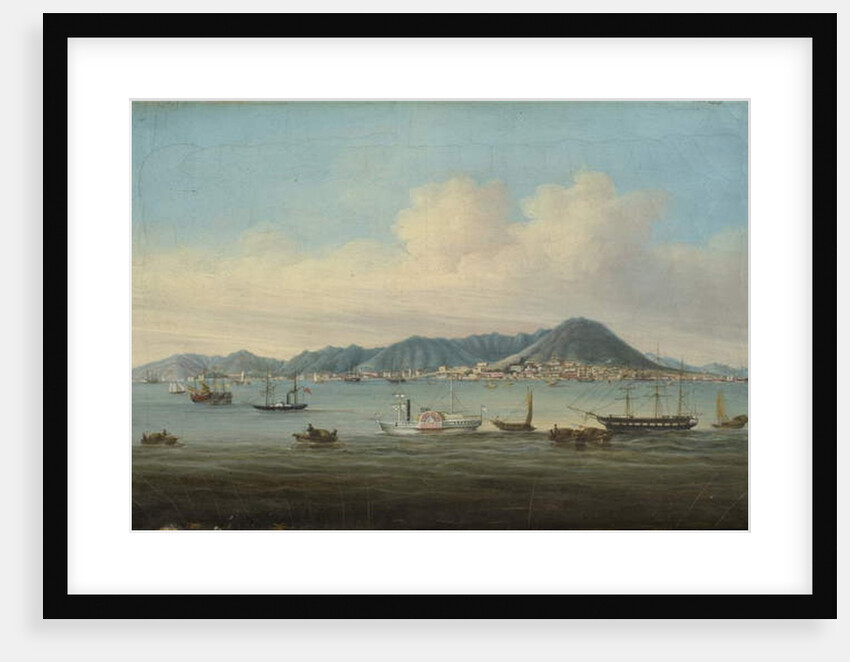 View of Hong Kong, 1850 by American School