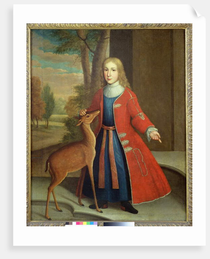 De Peyster Boy with a Fawn, c.1730-35 by Gerardus I Duyckinck