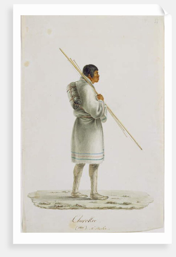 Cherokee, 1820 by Anne Marguerite Hyde de Neuville