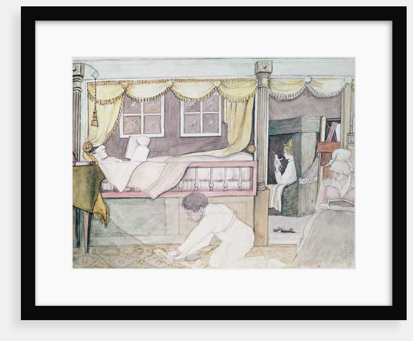 The de Neuville Cabin on the Eurydice, 1816 by Anne Marguerite Hyde de Neuville