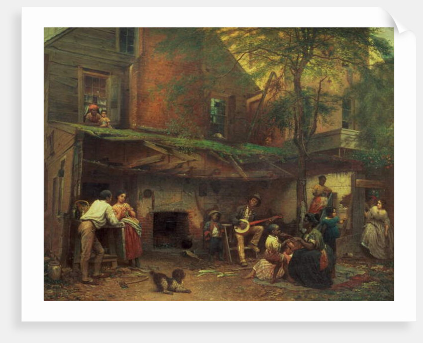 Old Kentucky Home Life in the South, 1859 by Eastman Johnson