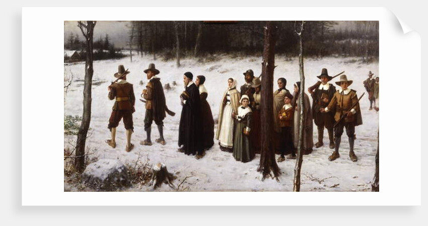 Pilgrims Going to Church, 1867 by George Henry Boughton