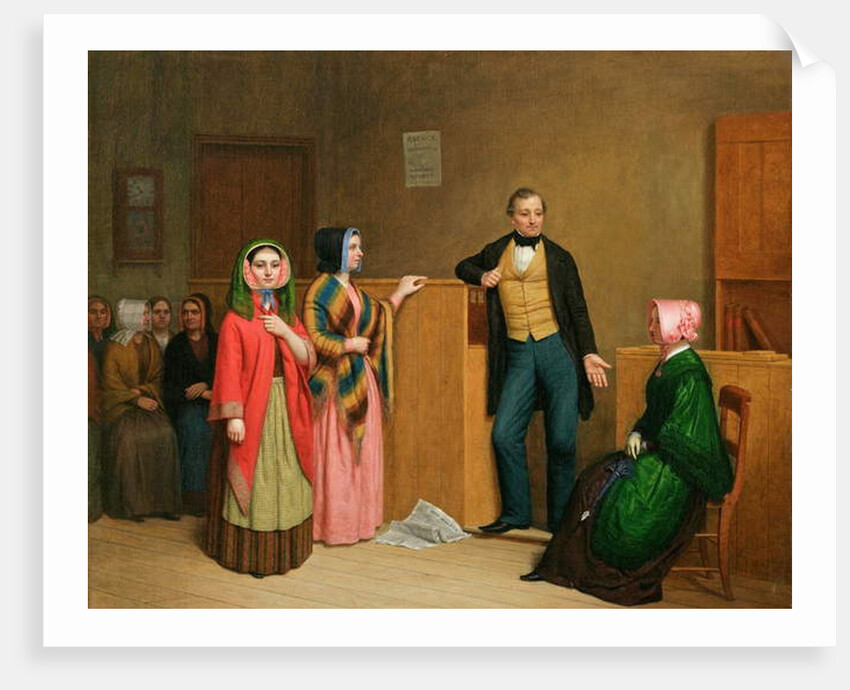 A Female Employment Office by William Henry Burr