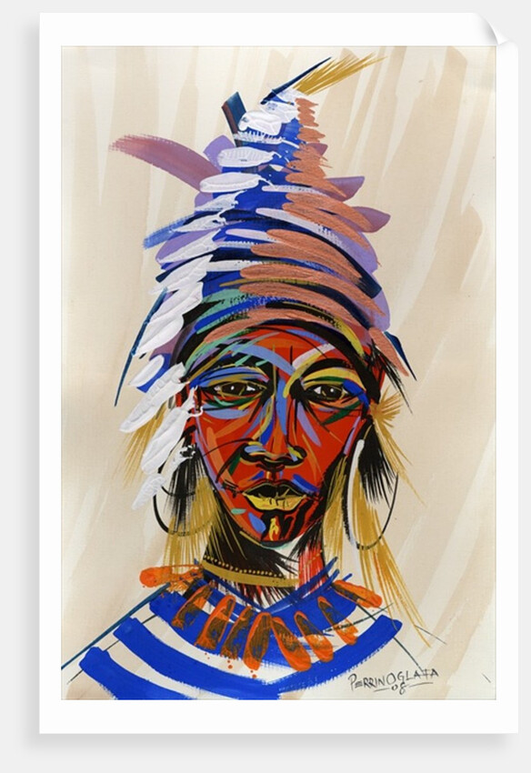 Am I an Aborigin 2, 2008 by Oglafa Ebitari Perrin