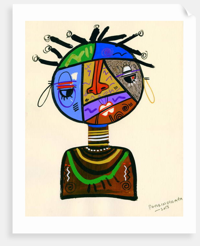 The Bold Face of Time, 2013 by Oglafa Ebitari Perrin