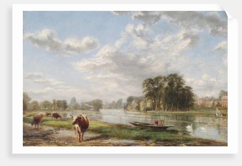 Orleans House, Twickenham, c.1825 by John Cleghorn