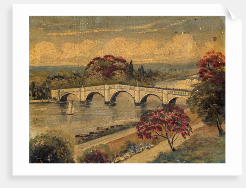 Richmond Bridge by English School