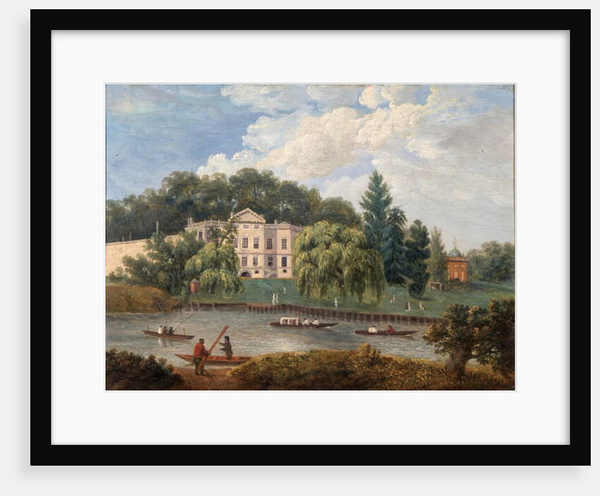 Alexander Pope's House and Earl Ferrer's House, Twickenham, Middlesex by English School