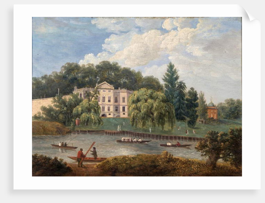 Alexander Pope's House and Earl Ferrer's House, Twickenham, Middlesex by English School