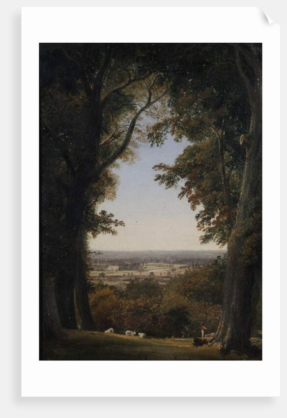 Distant view of Twickenham, Middlesex by George Hilditch