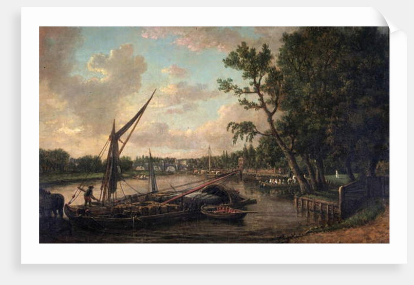 Richmond from the Surrey Bank, c.1800 by William Marlow