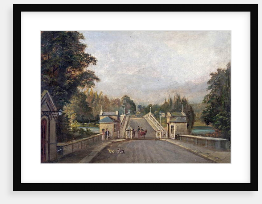 Old Richmond Bridge, 1779 by English School