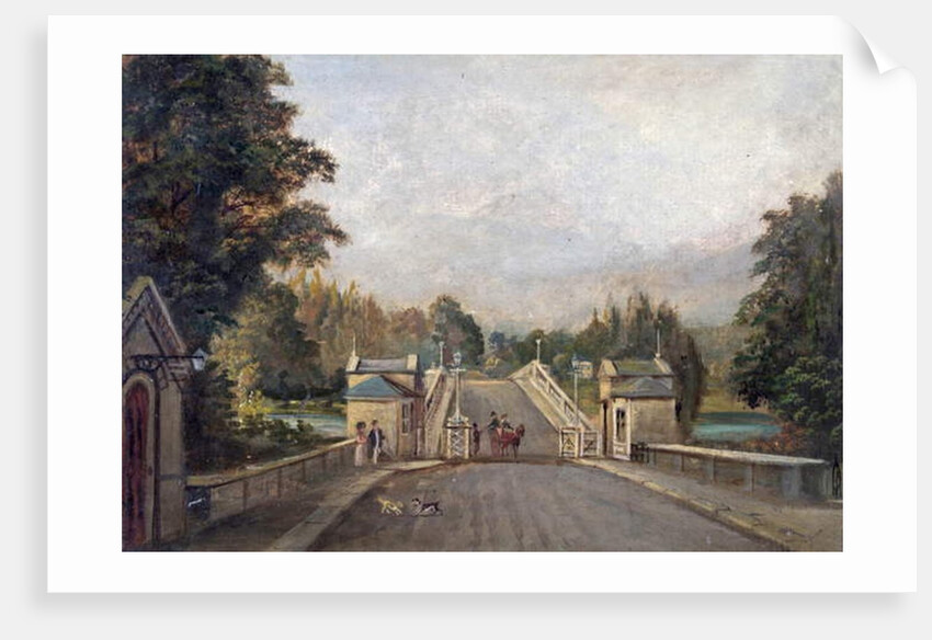 Old Richmond Bridge, 1779 by English School