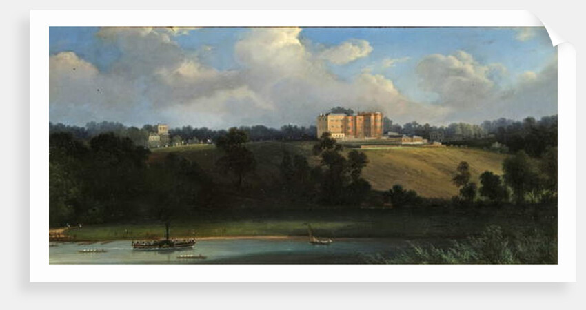 Richmond Hill from the River, Surrey, c.1830 by English School