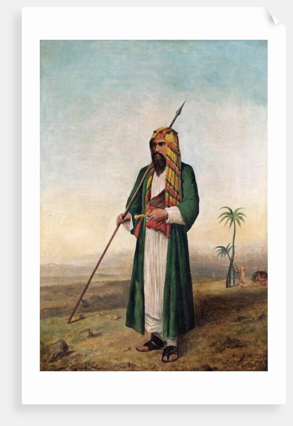 Sir Richard Burton in Arab dress, c.1853 by Borgo Caratti