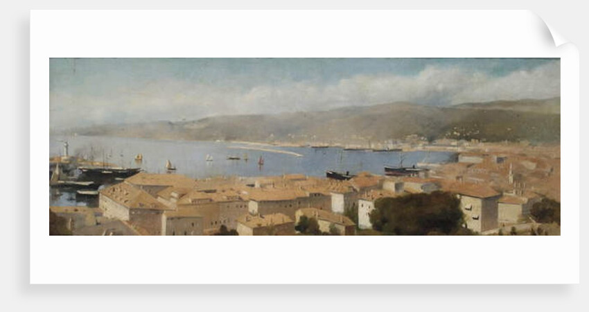 View of Trieste, c.1889 by Albert Letchford