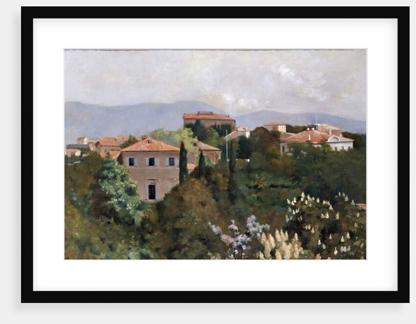 Hilltop houses in Trieste, c.1889 by Albert Letchford