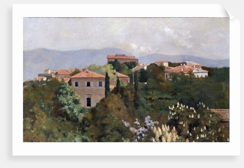 Hilltop houses in Trieste, c.1889 by Albert Letchford