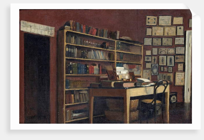Corner of Sir Richard Burton's Study, 1889 by Albert Letchford