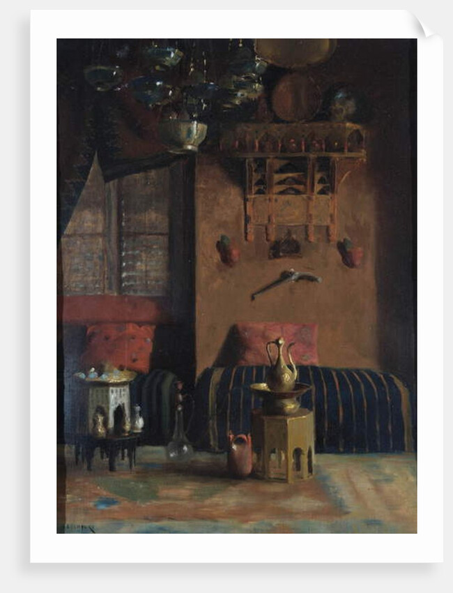 Sir Richard Burton's Smoking Room, 1889 by Albert Letchford