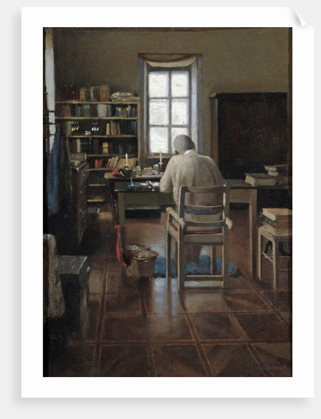 Sir Richard Burton in his Study, 1889 by Albert Letchford