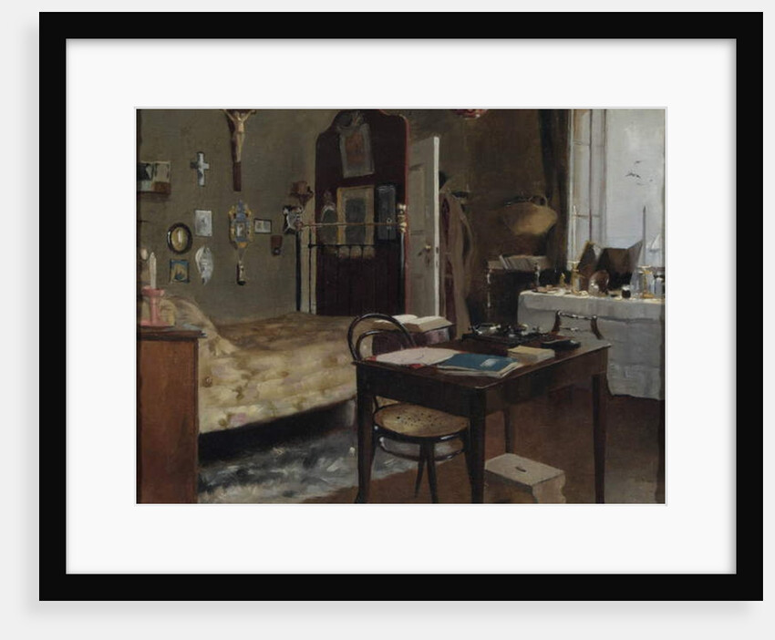 Interior of Sir Richard Burton's Bedroom, 1889 by Albert Letchford