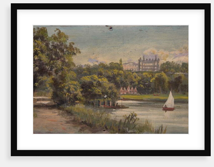 Richmond Hill and the Star and Garter from Middlesex bank by James Lewis