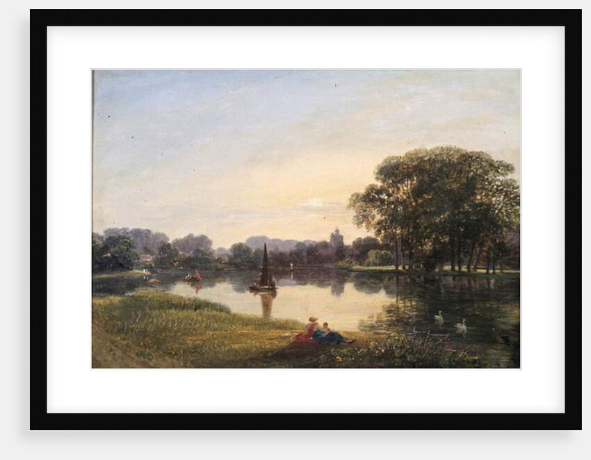 The River at Chiswick, c.1800 by Augustus Wall Callcott