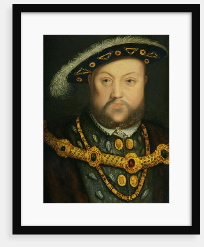 Portrait of Henry VIII in a Jewelled Chain and Fur Robes by The Younger Hans Holbein