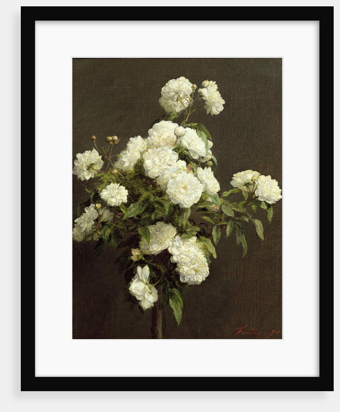 White Roses, 1870 by Ignace Henri Jean Fantin-Latour