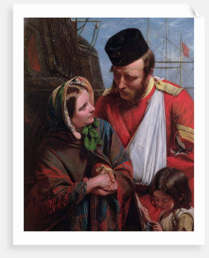 Home Again, 1858 by Henry Nelson O'Neil
