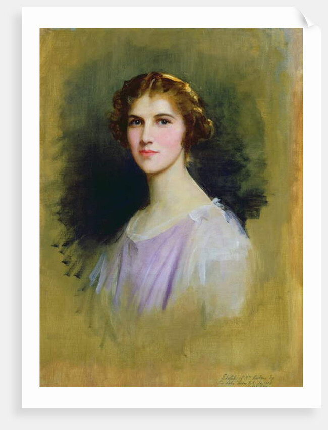 Sketch for a Portrait of Mrs Ackers, 1925 by Samuel Luke Fildes