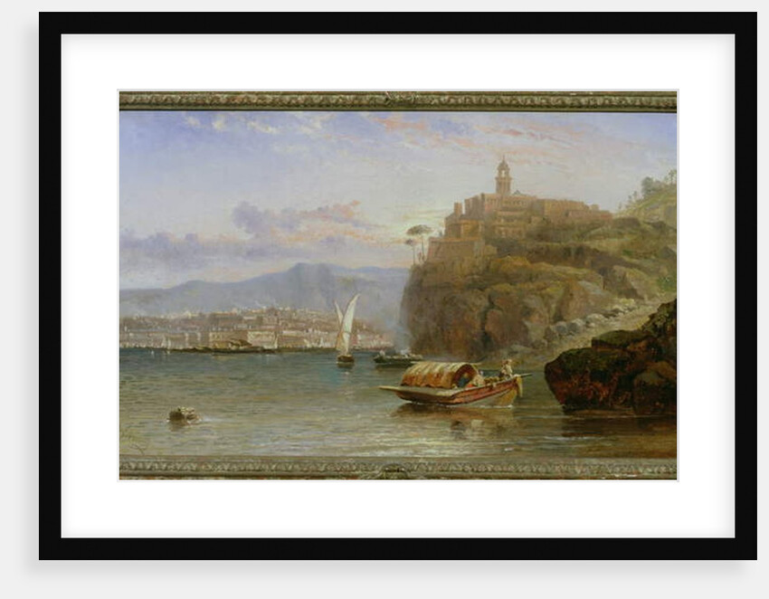 On the Amalfi Coast at Dusk by Arthur Joseph Meadows