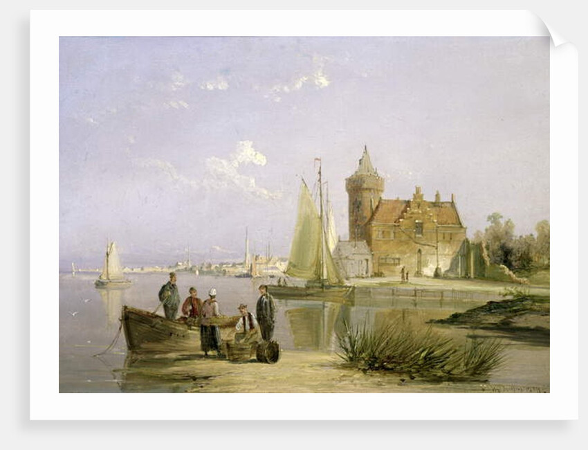 The House de Vraag, on the Amstel, Amsterdam by William R. Dommersen