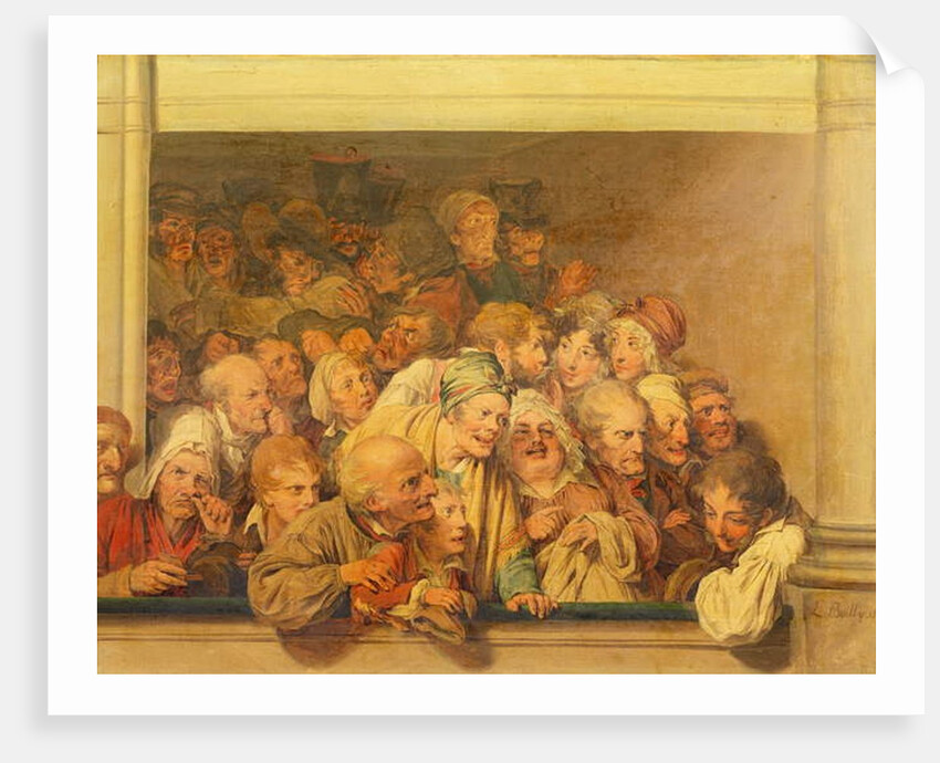 Poor Box at the Opera, 1830 by Louis Leopold Boilly