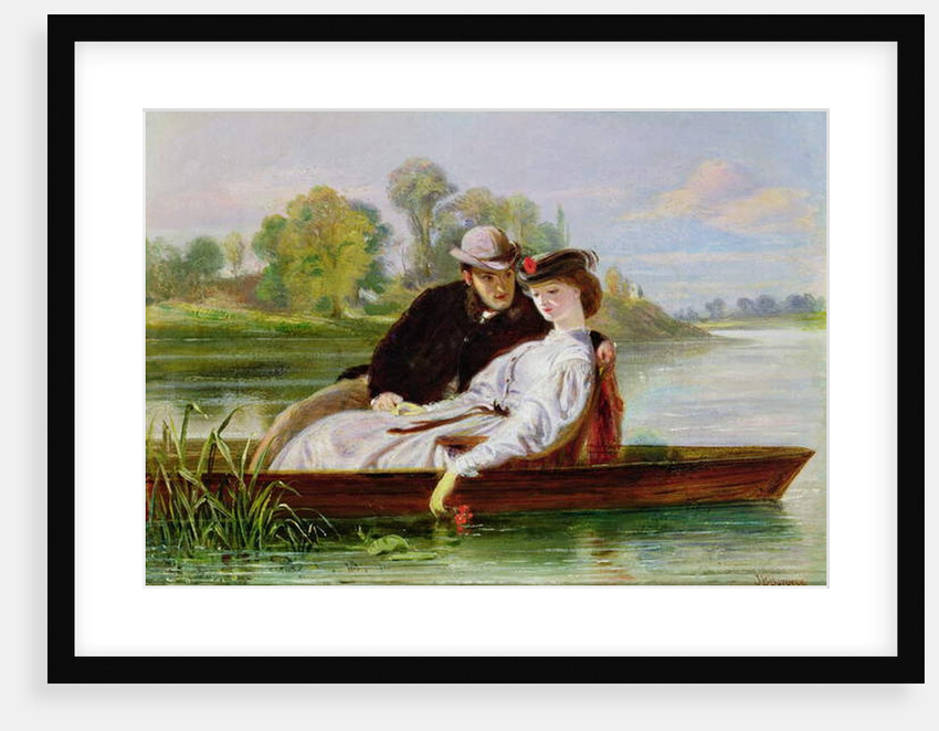 Lovers in a Punt by John-Bagnold Burgess