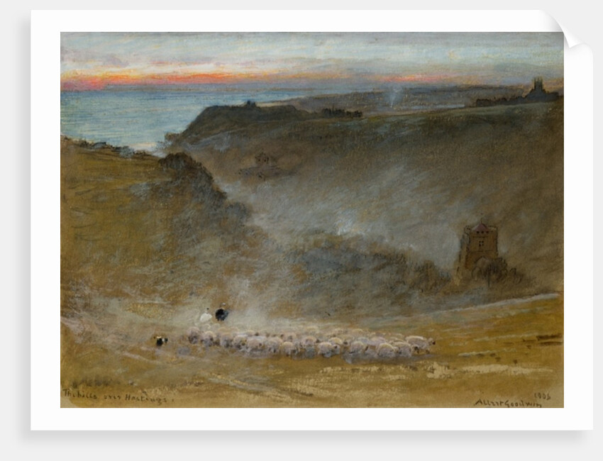 The Hills Over Hastings, 1906 by Albert Goodwin