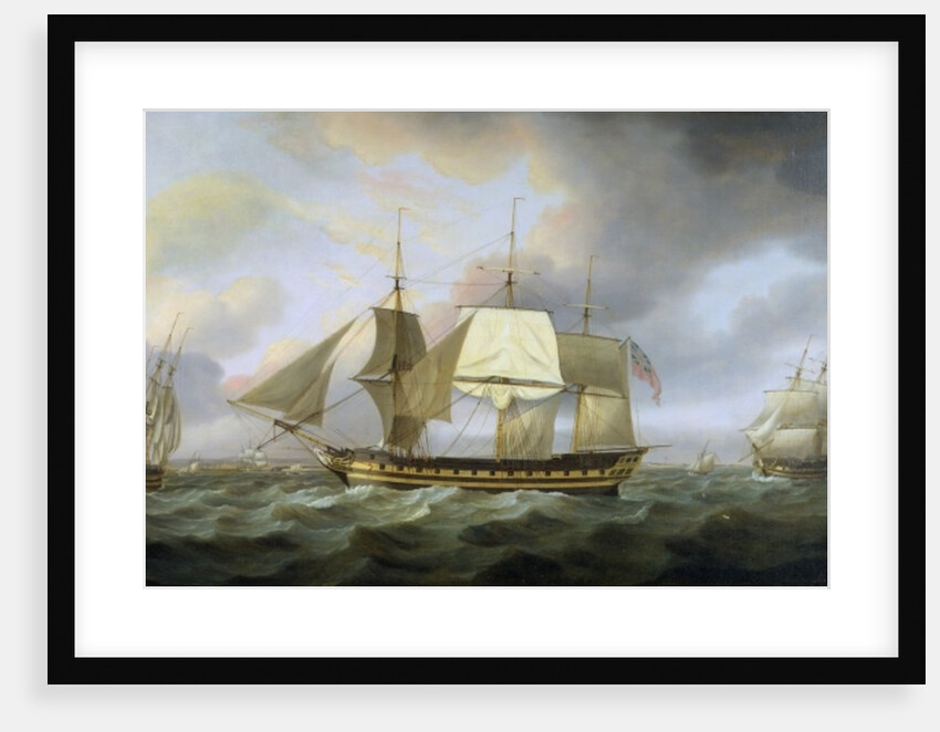 The Honourable E.I. Company's Ship 'Belvedere', Captain Charles Christie Commander, 1800 by Thomas Luny