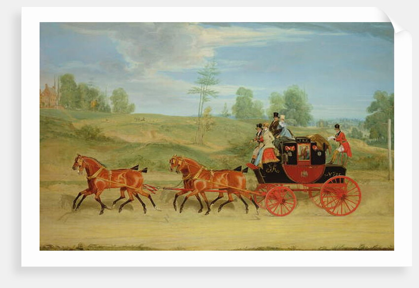 The Manchester and London Royal Mail Coach by James Pollard