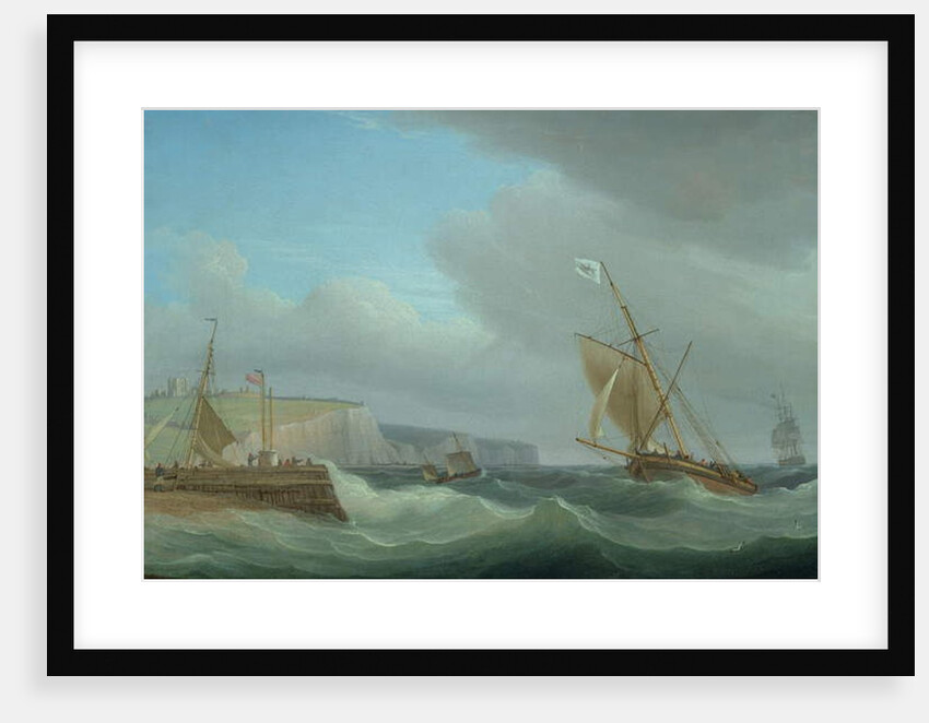 Shipping off Dover, c.1760 by Thomas Whitcombe