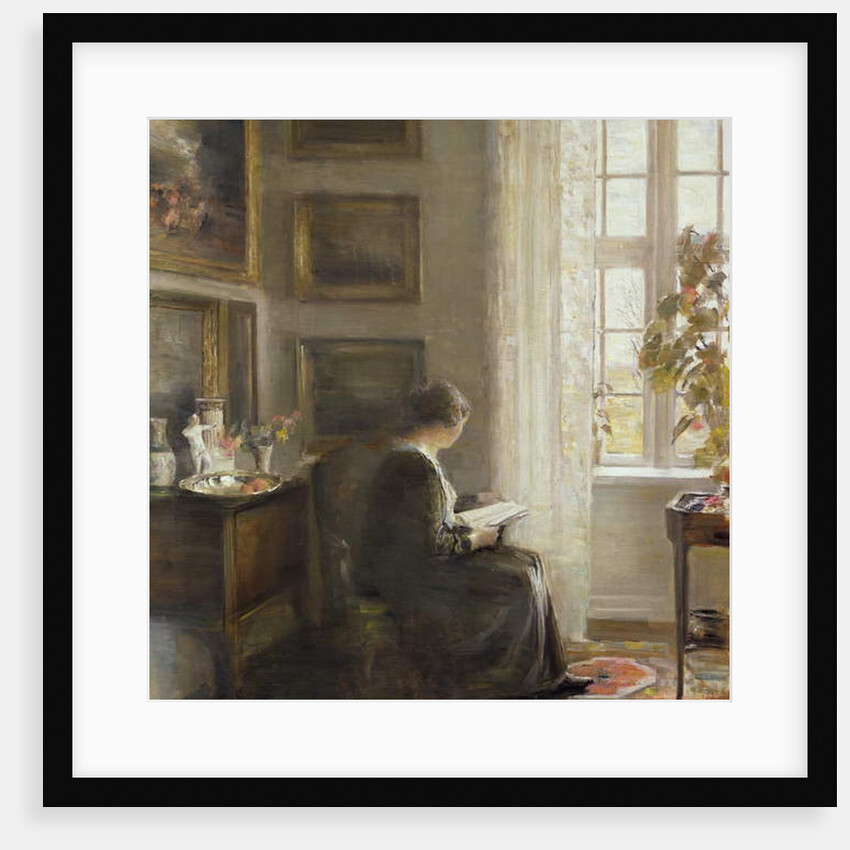 Reading by a Sunny Window by Carl Holsoe
