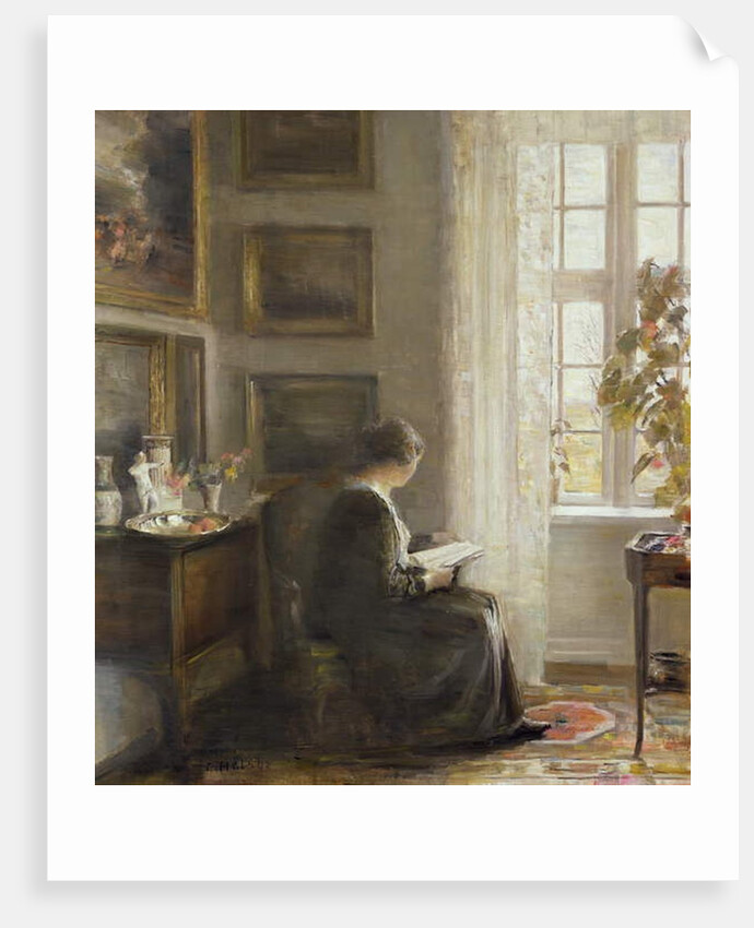 Reading by a Sunny Window by Carl Holsoe