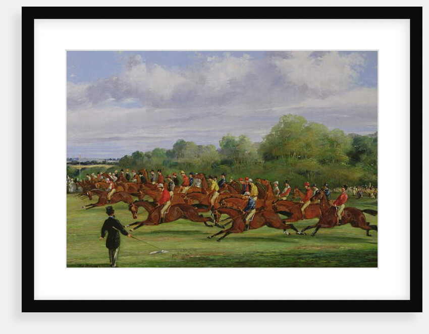 The Start of the 1862 Derby, 1862 by Samuel Henry Alken