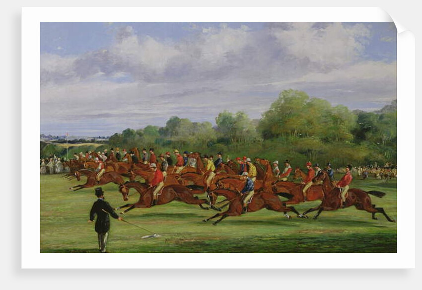 The Start of the 1862 Derby, 1862 by Samuel Henry Alken