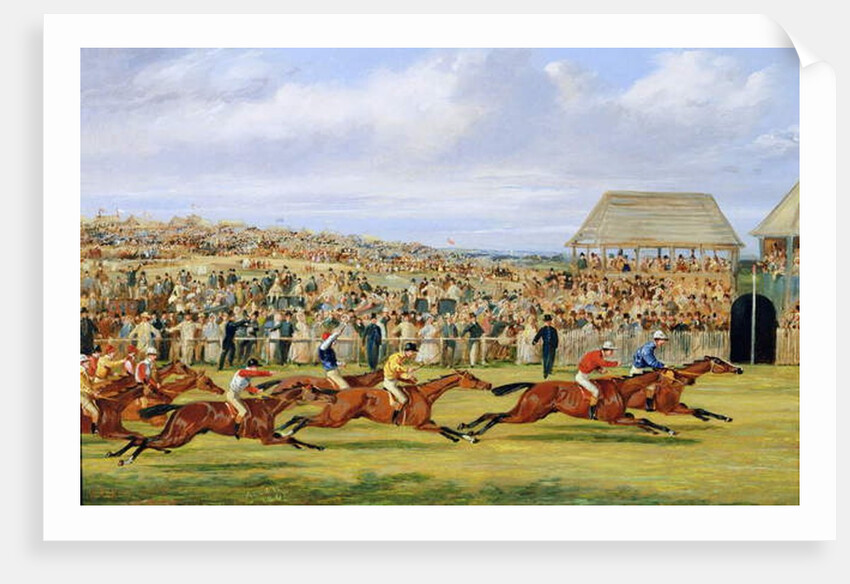 The Finish of the 1862 Derby, 1862 by Samuel Henry Alken